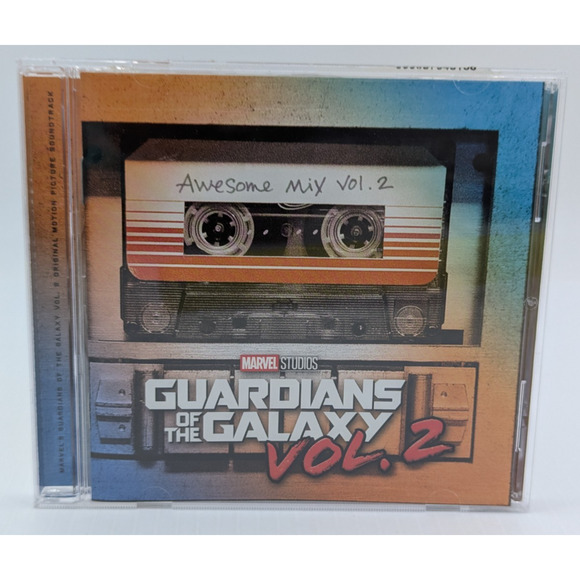 Guardians of the Galaxy Awesome Mix Volume 1 & 2 Soundtrack CD Marvel - Picture 6 of 8